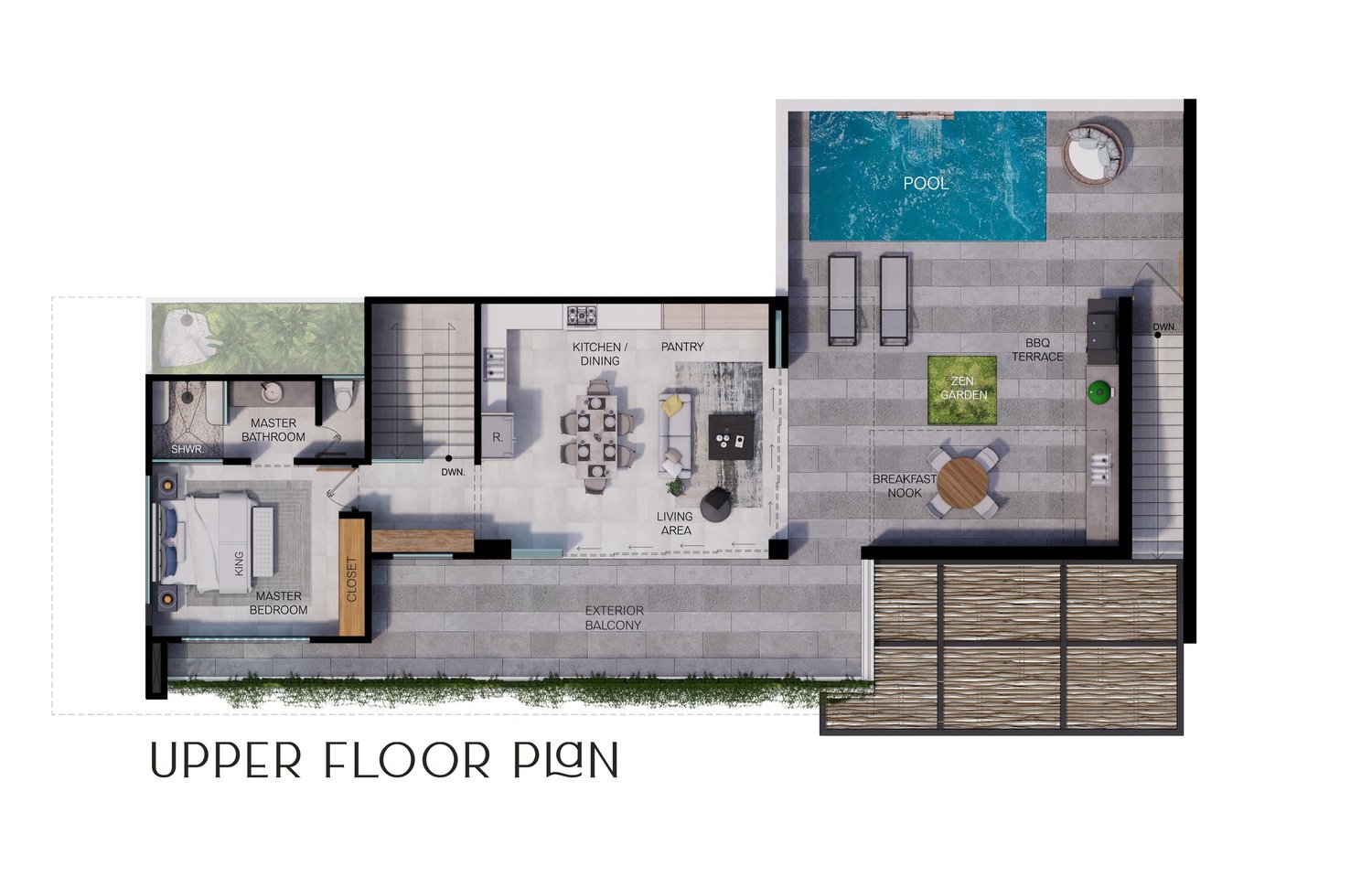 Floor plan of the Gavilán home