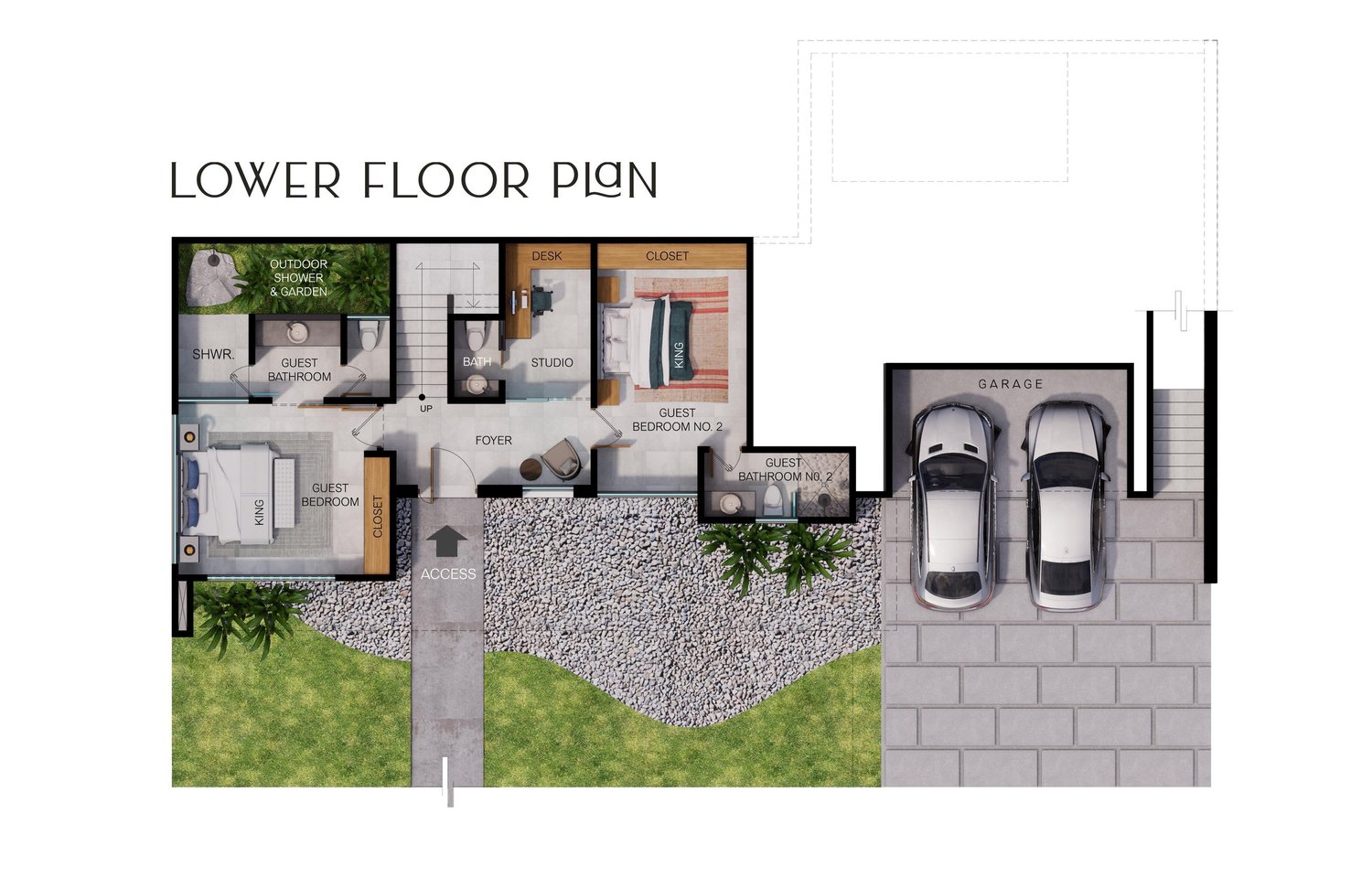 Floor plan of the Gavilán home